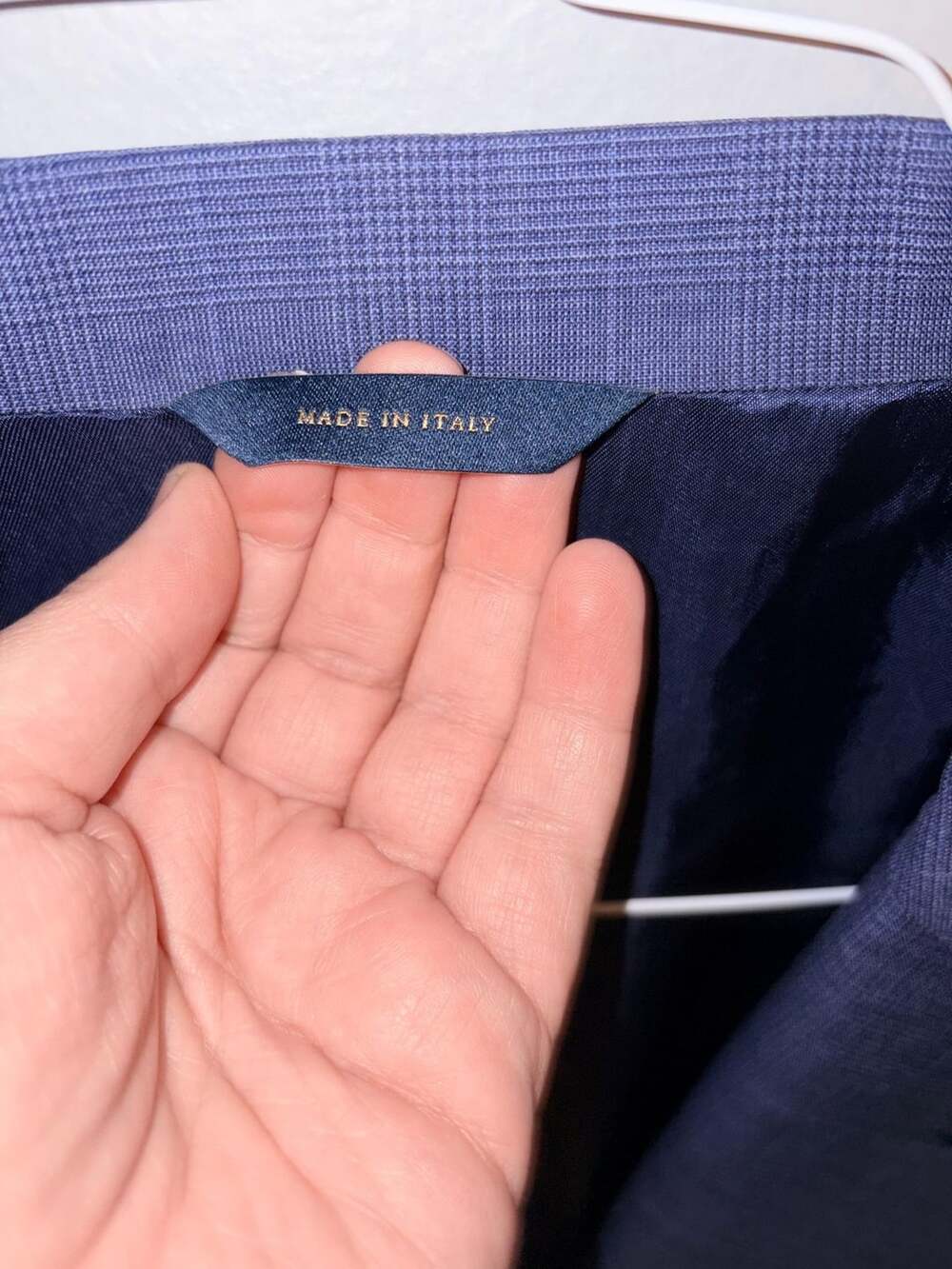 Brooks Brothers 1818 Classic Fit Blue Plaid Wool Sport Coat Jacket 48R - Picture 10 of 14